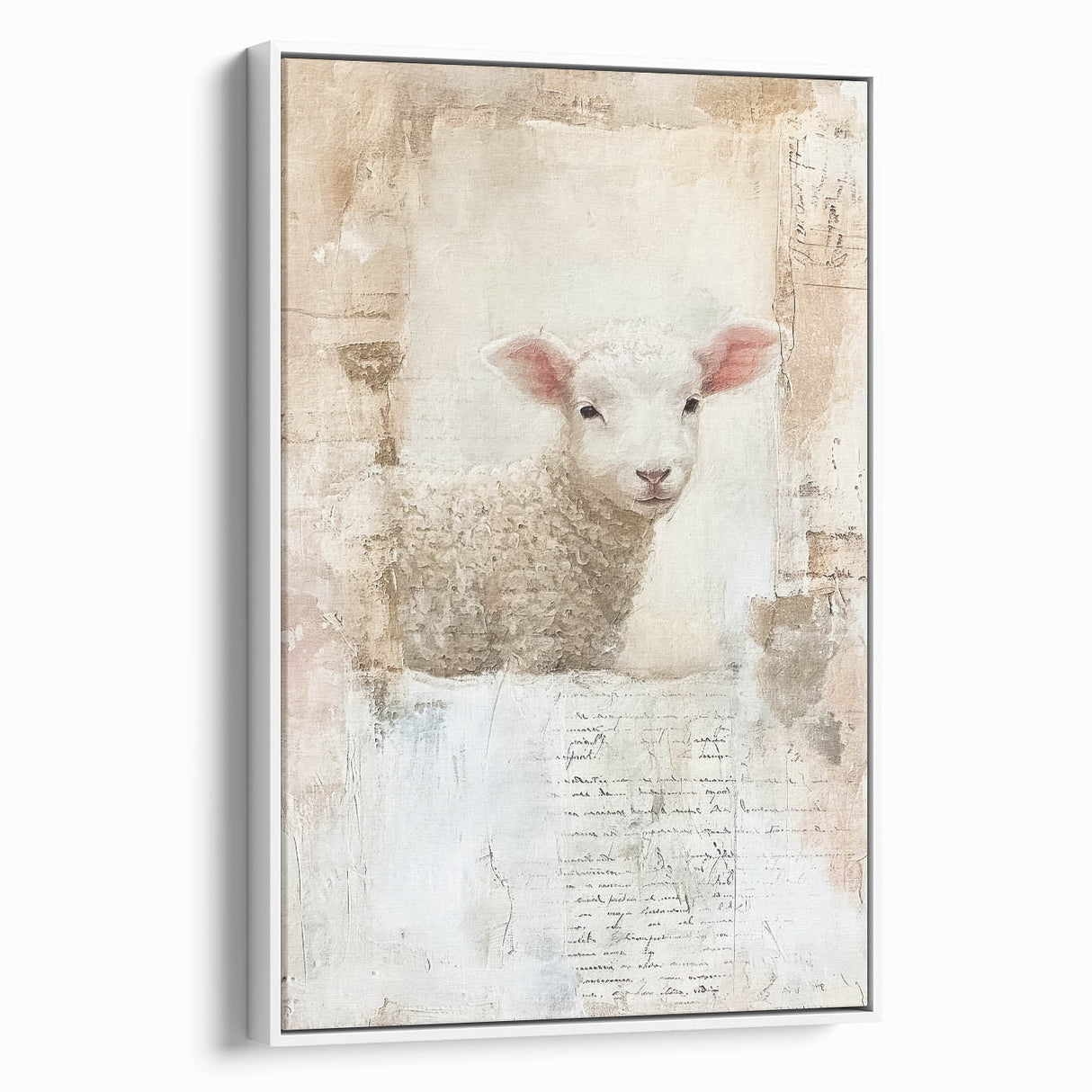 Sweet Lamb - Easter Wall Art, Easter Canvas Prints, Home Decor