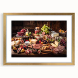 Gourmet Charcuterie Spread - Kitchen Wall Art for Food Lovers