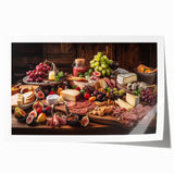 Gourmet Charcuterie Spread - Kitchen Wall Art for Food Lovers