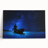 Black and white photo of Mali scenery on large stretched canvas, ideal for kitchen wall art or bedroom decor.