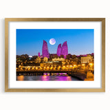 Extra large abstract art print depicting a textured scene in muted earth tones, framed in gold, ideal for living room decor.