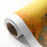 Art deco poster of a serene Bangladesh landscape in soft pastel shades on rolled canvas, suitable for nursery wall art.