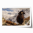 Extra large rolled print of a Nepalese landscape with vibrant greenery and distant mountains, ideal for art wall dining room.