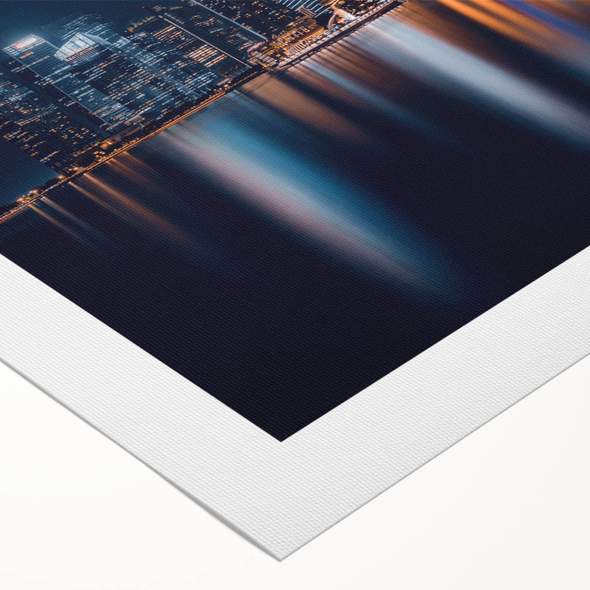 Art Deco poster of Singapore skyline in muted metallic tones on rolled canvas, suitable for dining room decor.