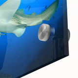 Large abstract wall art featuring a mid-century modernist style scene of Thailand in acrylic print.