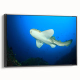 Black and white framed canvas depicting a vintage-style Thai landscape, ideal for bedroom wall art.