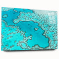 Acrylic glass print of a vibrant Queensland, Australia scenery, suited for bedroom or dining room decor.