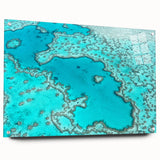 Acrylic glass print of a vibrant Queensland, Australia scenery, suited for bedroom or dining room decor.