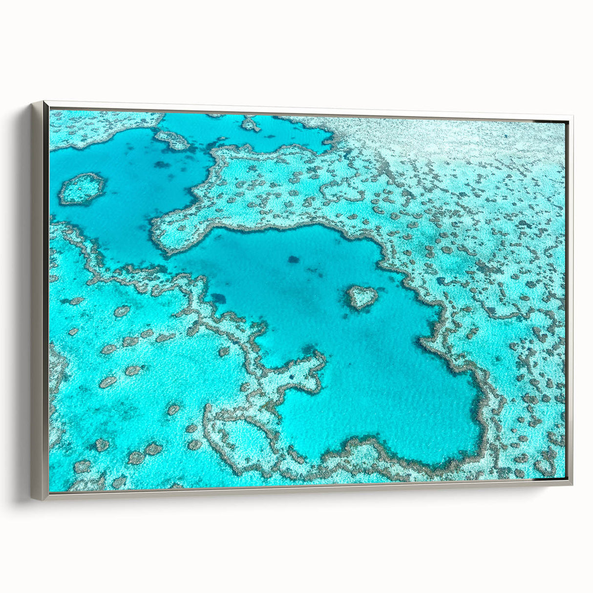 Framed canvas depicting a black and white vintage landscape of Queensland, Australia, ideal for bedroom wall art.