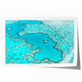 Extra large rolled print of Queensland scenery, featuring lush florals in vibrant greens and blues.