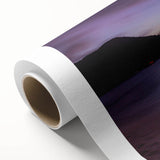Art deco poster of Caribbean Saint Lucia scenery on rolled canvas, featuring pastel shades, ideal for nursery wall art.