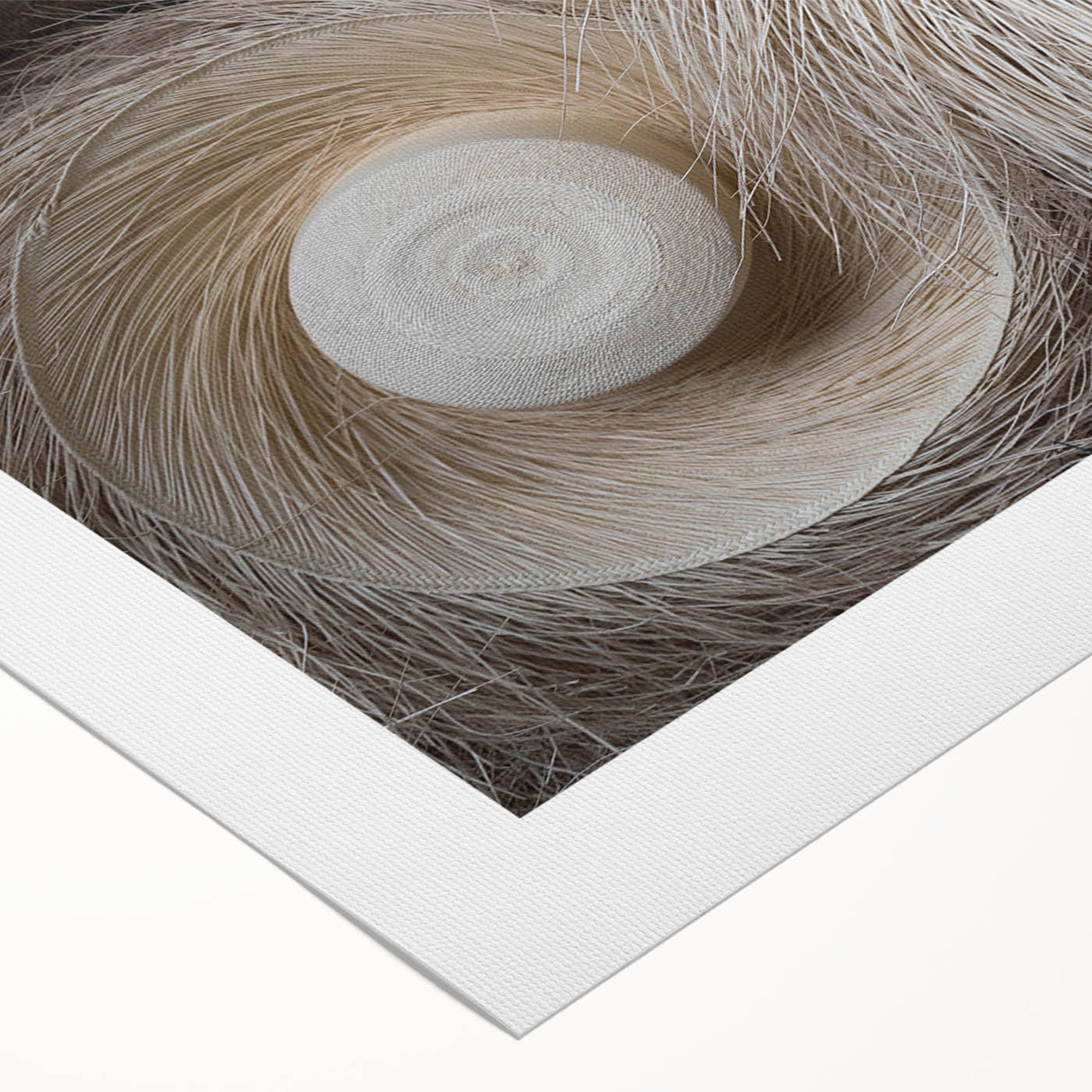 Art deco poster featuring a panoramic view of a Central American cityscape in muted earth tones on rolled canvas.