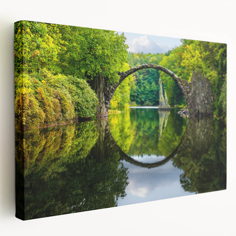 Large canvas print of a European Bulgarian landscape in muted earth tones, ideal for kitchen wall art.