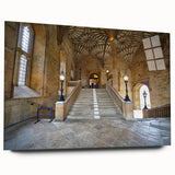 Acrylic print of Oxford scenery with muted earth tones, ideal for bedroom or dining room art.