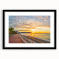 Extra large framed wall art of abstract scenery in vibrant colors on textured canvas, ideal for living room decor.
