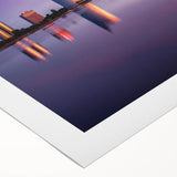 Art deco poster featuring a pastel-colored Latvian scenery on rolled canvas, suitable for dining room decor.