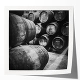 Extra large rolled print of Porto, Portugal scenery in soft pastel shades, ideal for dining room wall art.