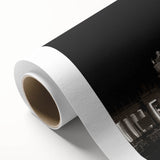 Art Deco poster of the Vatican scenery in muted earth tones on rolled canvas, ideal for nursery wall art.
