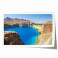 Extra large rolled print of a Middle Eastern scenery with muted earth tones, ideal for art wall dining room.