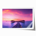 Extra large rolled print of Oceania, Fiji scenery with lush florals in soft, earthy tones.
