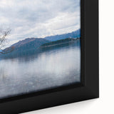 Extra large framed canvas featuring a textured depiction of Otago, New Zealand in black with colorful art accents.