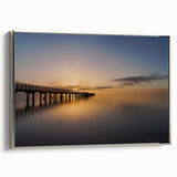 Landscape art painting of New Zealand's West Coast in vibrant greens and blues on a framed canvas.