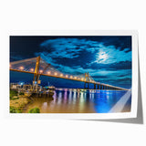 Extra large rolled print of a floral scene in vibrant hues, ideal for art wall dining room or classy bathroom wall art.