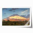 Extra large rolled print of Ecuador scenery with vibrant green and floral elements, suitable for art wall dining room.