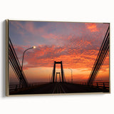 Framed canvas of a vintage-style Venezuelan landscape, featuring muted earth tones, ideal for bedroom wall art.