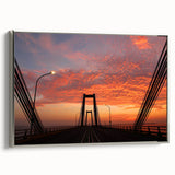 Framed canvas depicting a vintage-style landscape painting of a Venezuelan scene.