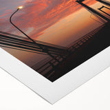 Art deco poster of a Venezuelan landscape in pastel hues on rolled canvas, suitable for dining room wall art.