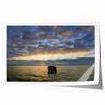 Rolled print of a floral Berkeley, California, landscape in soft earth tones, suitable as art wall dining room decor.