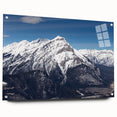 Acrylic print of a large abstract depiction of Vail, Colorado in muted earth tones.