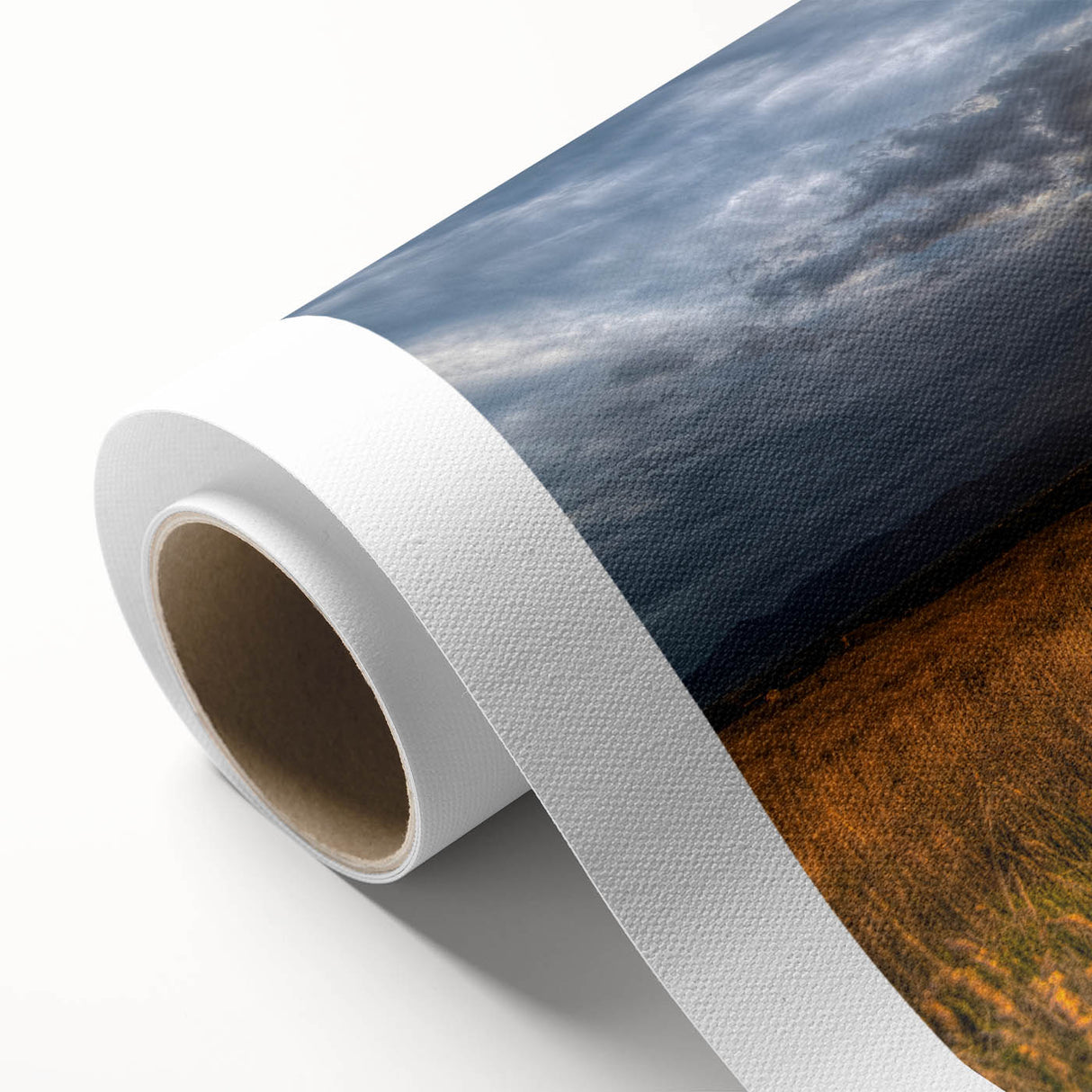 Art Deco poster of Boulder, Colorado scenery on rolled canvas, featuring pastel hues, ideal for nursery wall art.