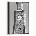 Black and white framed canvas of Daytona landscape, ideal for bedroom wall art with a vintage poster style.