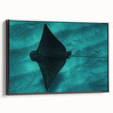 Black and white landscape art painting of Oahu, Hawaii on framed canvas, ideal for bedroom wall decor.