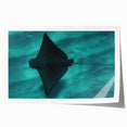 Rolled print of Oahu, Hawaii scenery, featuring lush greenery and soft blue skies, ideal for art wall dining room.