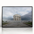Large abstract wall art depicting Indiana scenery in muted earth tones on a framed acrylic.