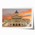 Extra large rolled print depicting vibrant floral scenery, ideal for art wall dining room or bathroom.