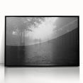 Large abstract wall art featuring a stylized New Orleans scene in muted gold and black tones, framed in acrylic.