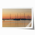 Rolled print of Annapolis scenery in soft pastel colors, ideal for art wall dining room or classy bathroom wall art.