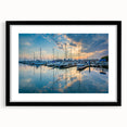 Extra large abstract art print of Baltimore, featuring vibrant, colorful textures on a black framed canvas.