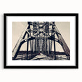 Abstract art print of St. Louis skyline in vibrant colors on a textured, extra large canvas, ideal for living room decor.