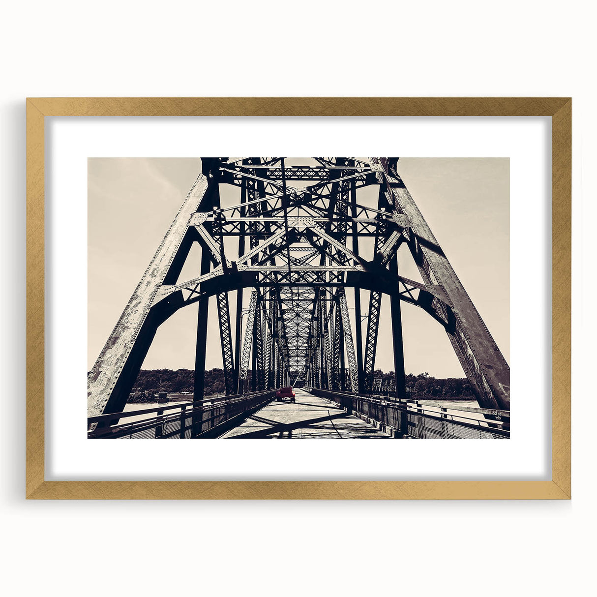 Extra large abstract art print of St.