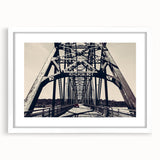 Textured abstract art print of St.