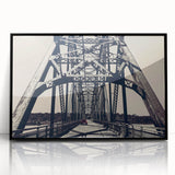 Large abstract wall art featuring a stylized St.