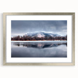 Textured abstract art print of Nebraska scenery in muted earth tones, framed in silver, ideal for bedroom art.
