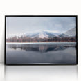 Large abstract wall art depicting Nebraska scenery in muted earth tones on a framed acrylic.