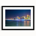 Extra large canvas print of a colorful, abstract art scene with textured brush strokes, ideal for living room decor.