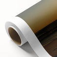 Art deco poster of Cape Hatteras with muted blue and beige tones on rolled canvas, ideal for nursery wall art.